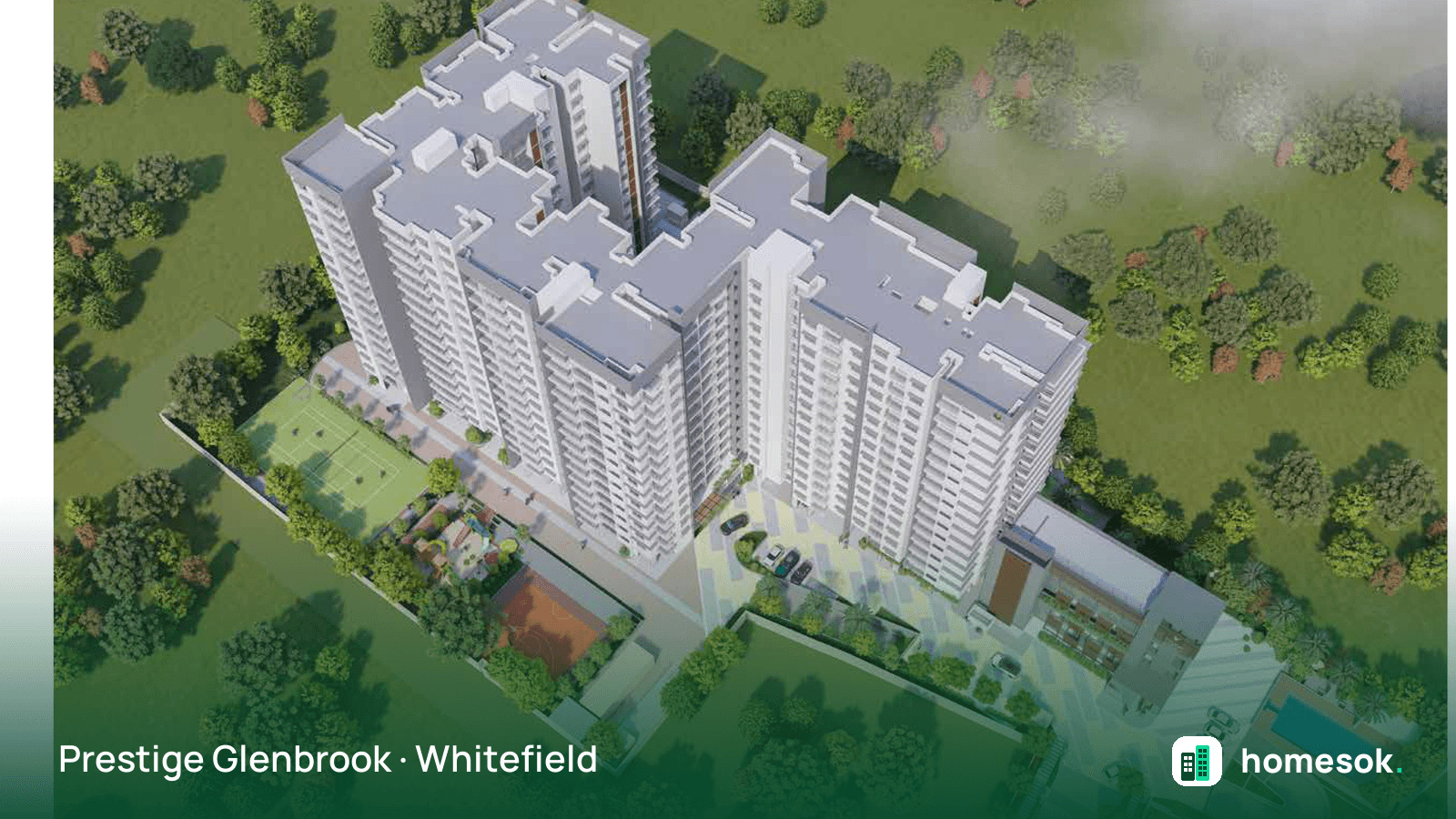 Prestige Glenbrook: Two towers and 285 homes at Nallurahalli, Whitefield