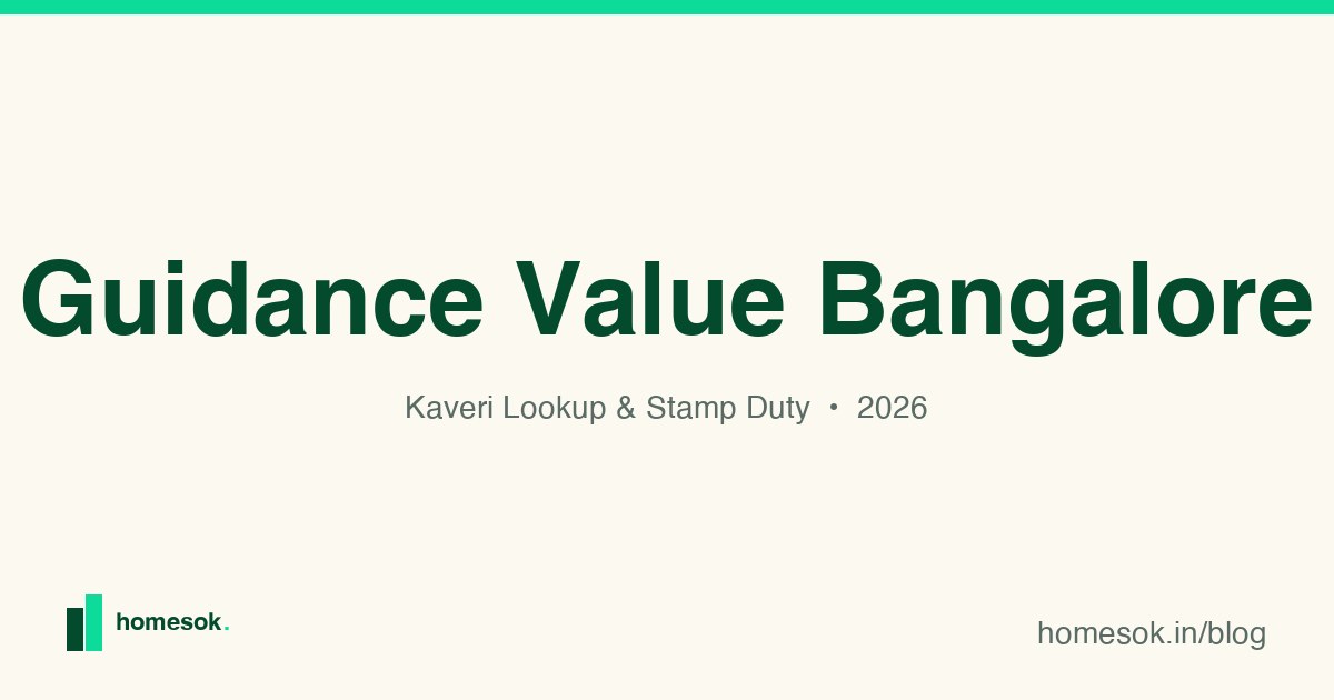 Guidance Value Bangalore 2026: How to Check on Kaveri & 15% Hike